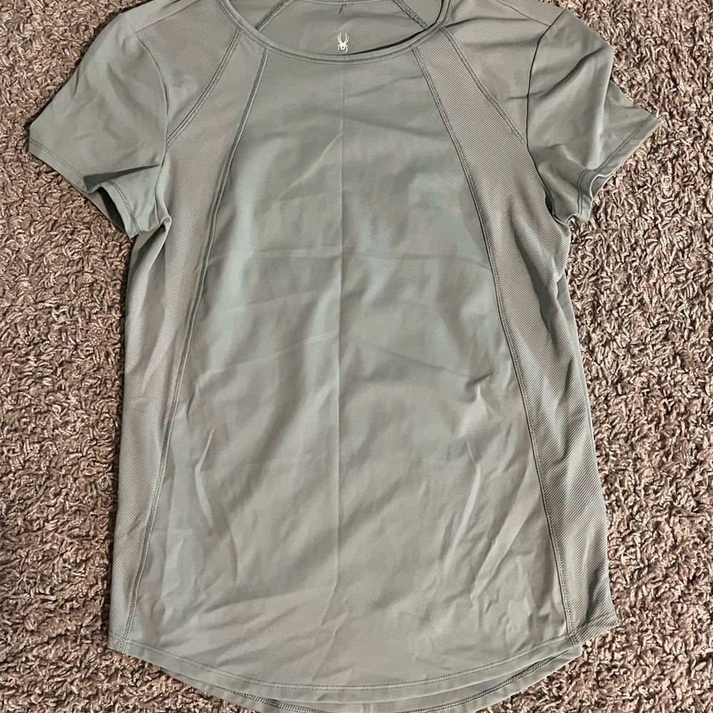 Spyder Green Fitted Polo T-Shirt